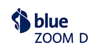 blue Zoom HD Logo